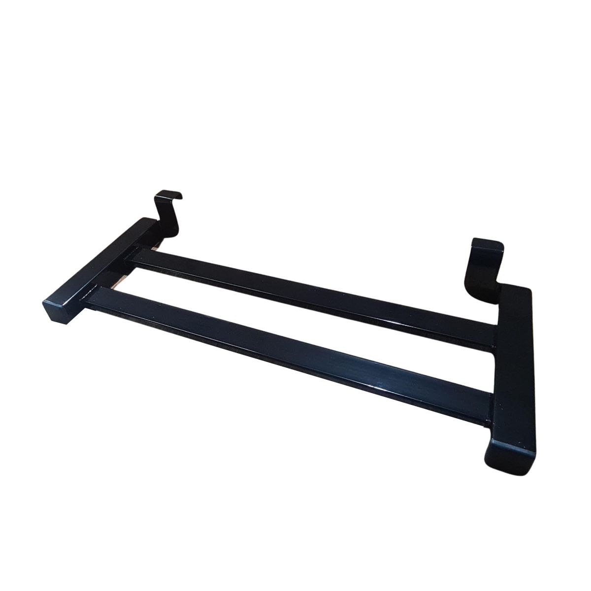 Полочка для полотенцесушителя Carino RICARDO, короткая, Черный глянец