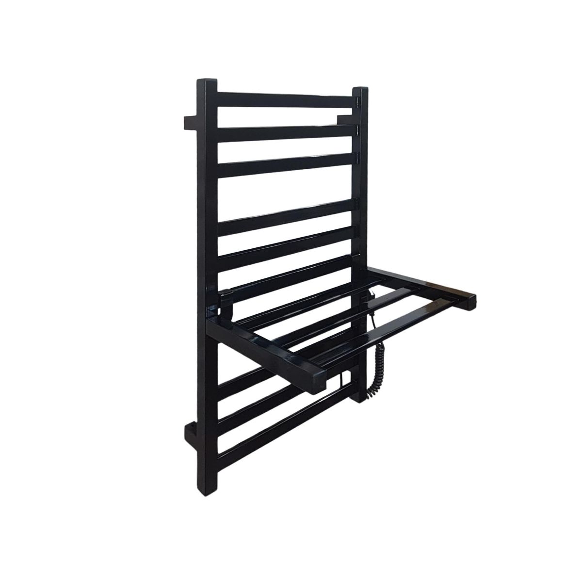 Поличка для рушникосушарки Carino RICARDO, довга, Чорний глянець