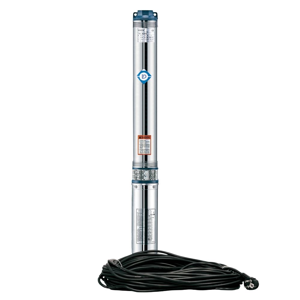 Насос відцентровий 0.75кВт H 91(68)м Q 45(30)л/хв Ø80мм 40м кабелю mid AQUATICA 3QJED2-21-0.75 (7784