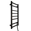 Полотенцесушитель электрический Carino FABIA с контроллером Черный мат 790*370