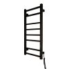 Полотенцесушитель электрический Carino FABIA с контроллером Черный мат 790*370