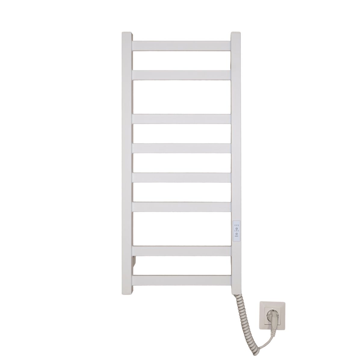 Рушникосушарка електрична Carino LUCA з контроллером Білий мат 790*370