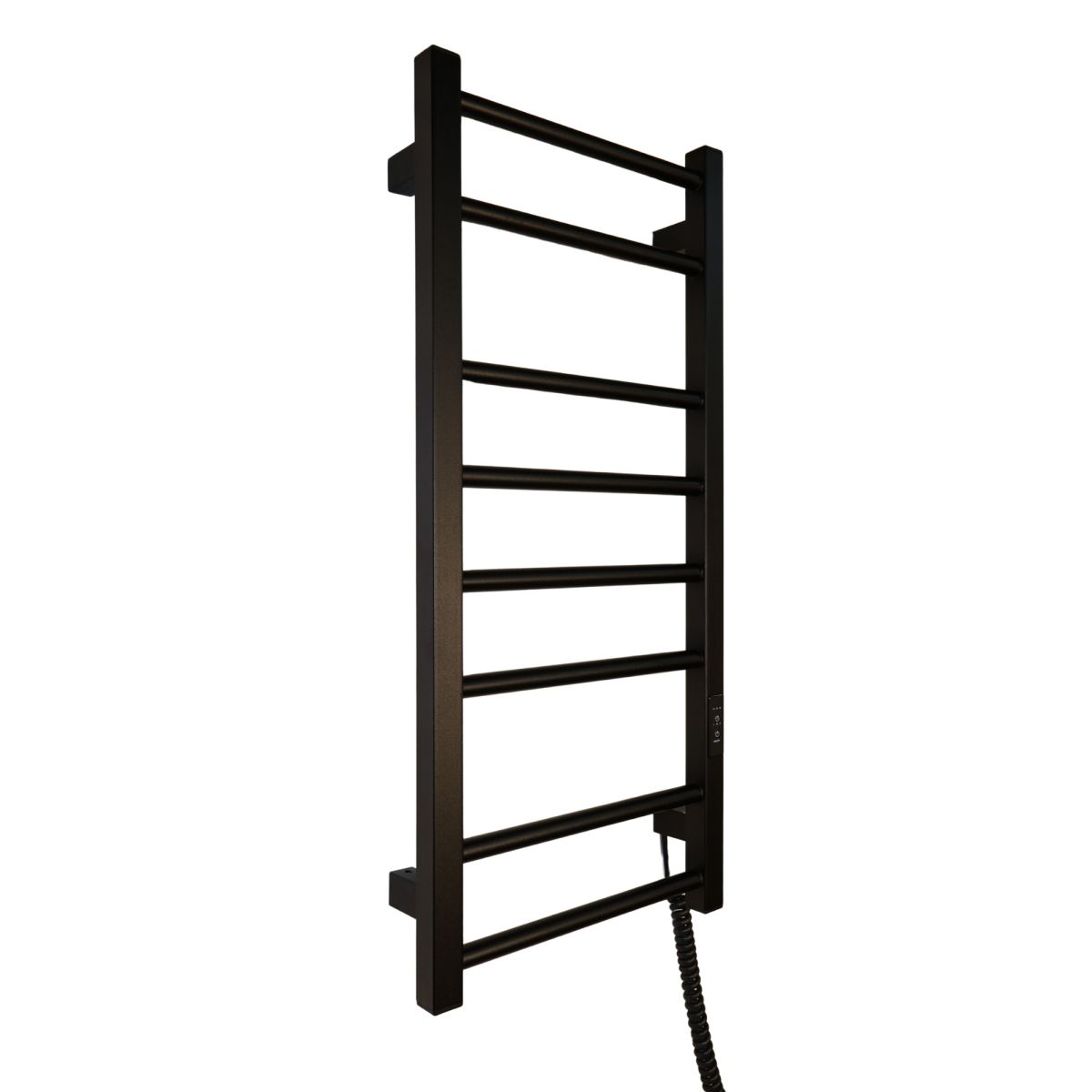 Полотенцесушитель электрический Carino NICOLA с контроллером Черный мат 790*370