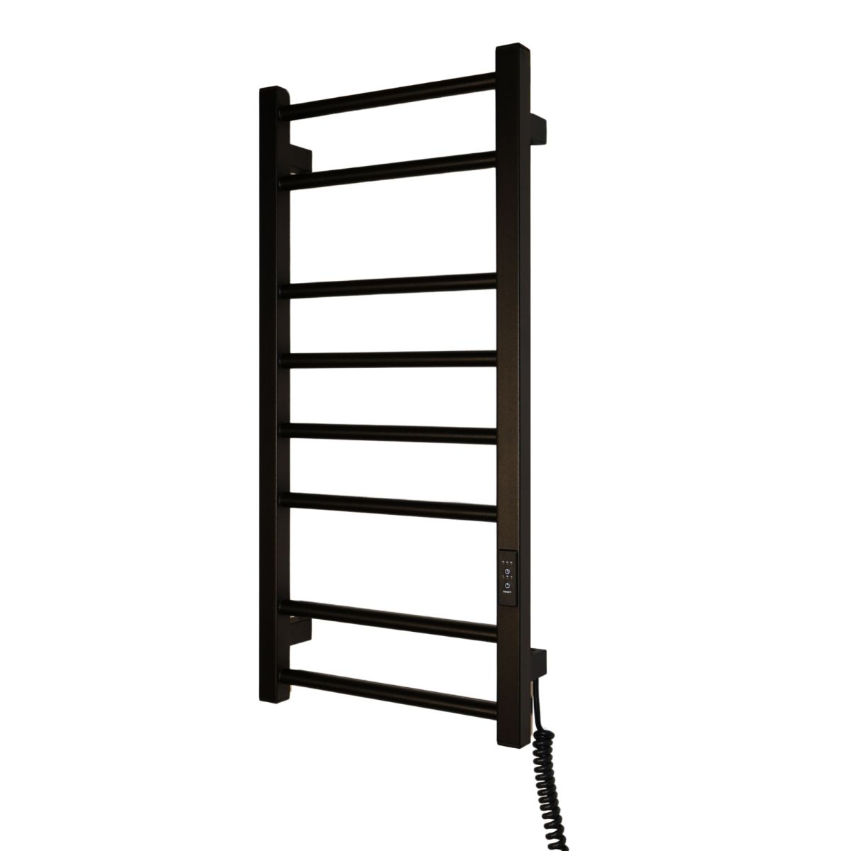 Полотенцесушитель электрический Carino NICOLA с контроллером Черный мат 790*370