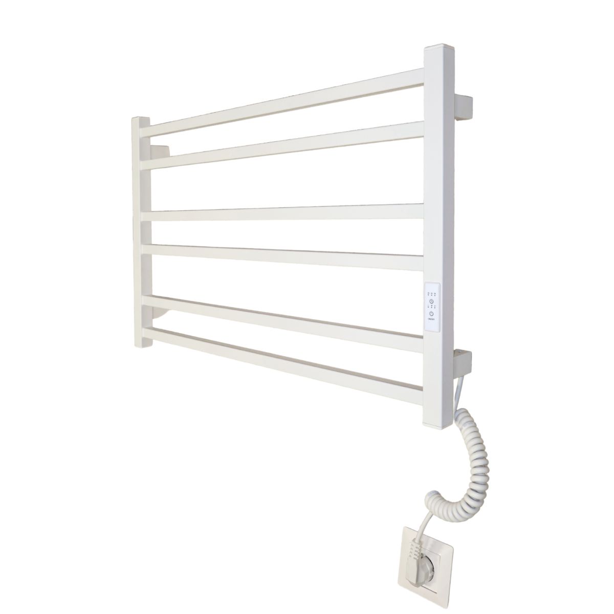 Рушникосушарка електрична Carino MICHELE з контроллером Білий мат 490*790