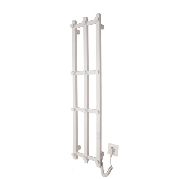 Рушникосушарка електрична Carino GIACOMO з контроллером Білий мат 1190*270