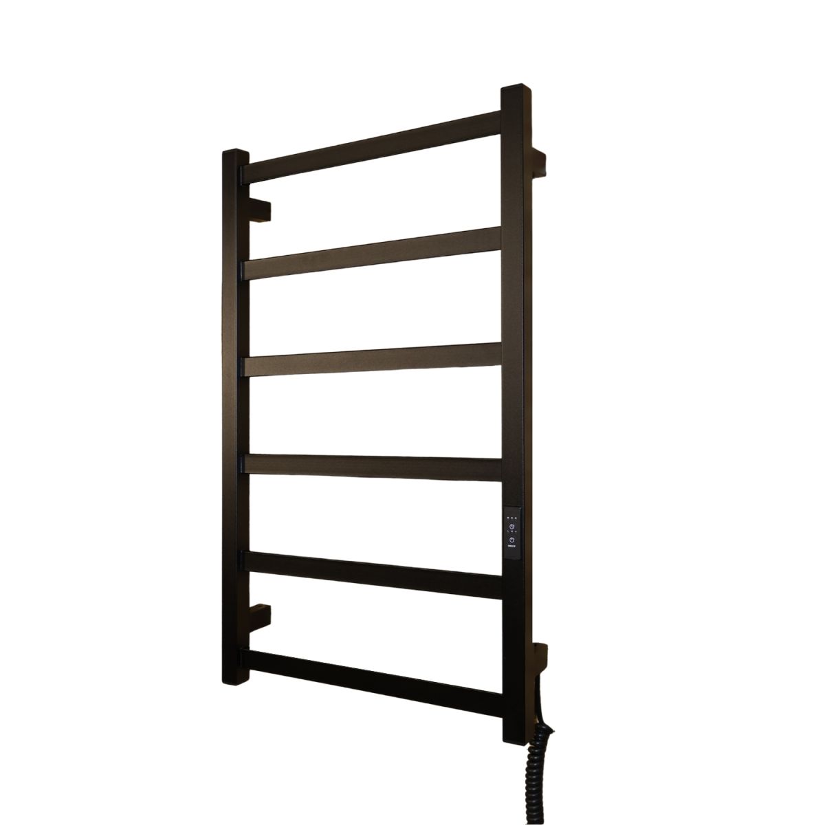 Рушникосушарка електрична Carino FLAVIA з контроллером Чорний матовий 790*490