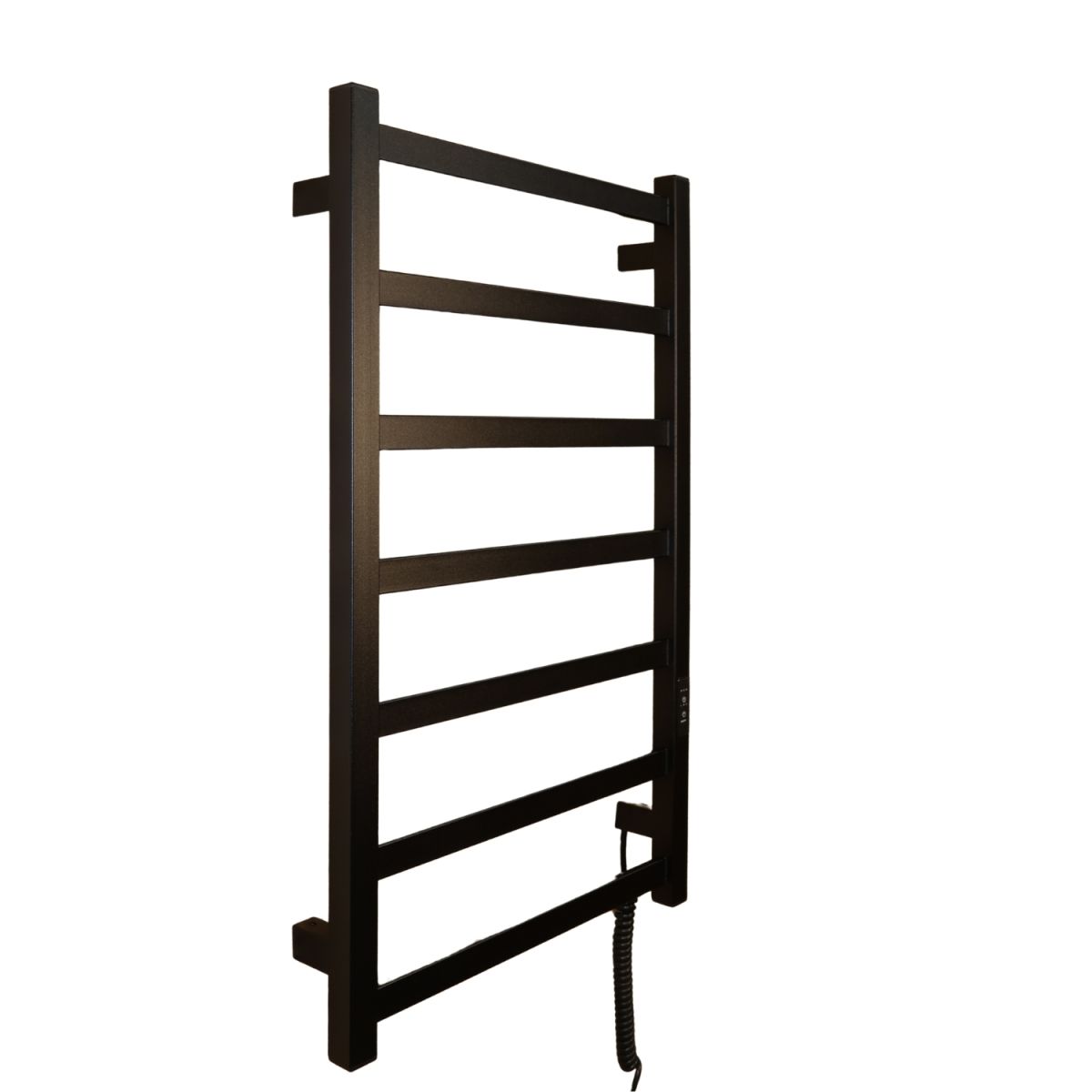 Рушникосушарка електрична Carino LAURA з контроллером Чорний матовий 790*490