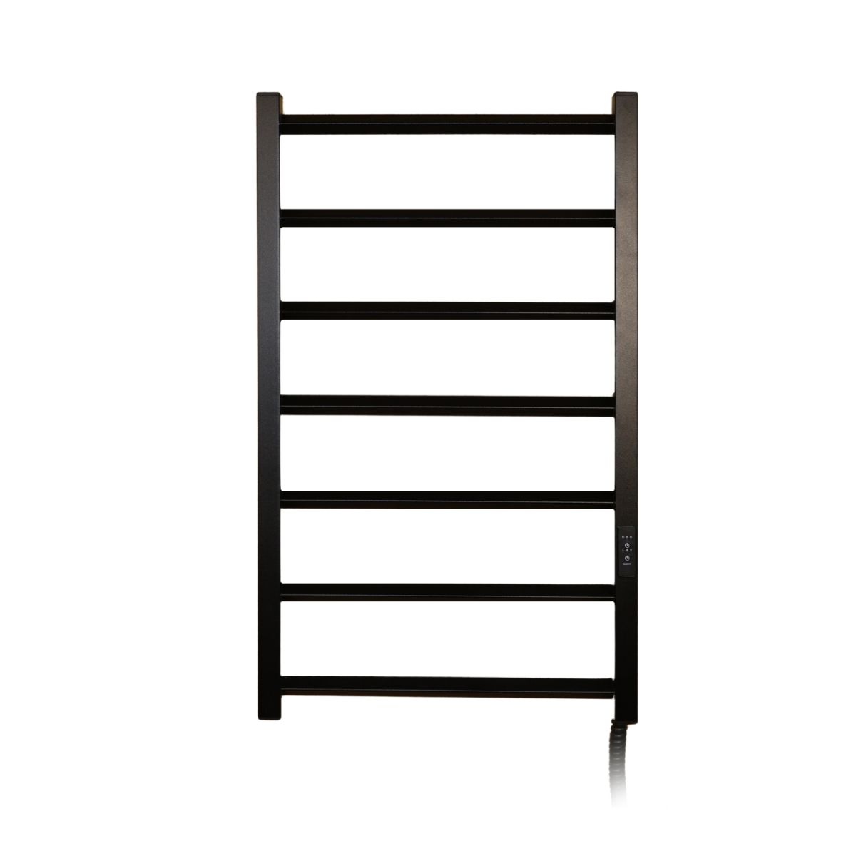 Рушникосушарка електрична Carino PAOLO з контроллером Чорний матовий 790*490