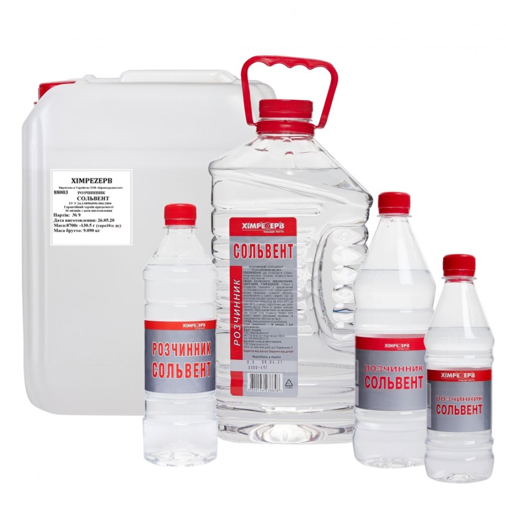 Розчинник Сольвент ТМ Хімрезерв 0,8 л/0,45 кг