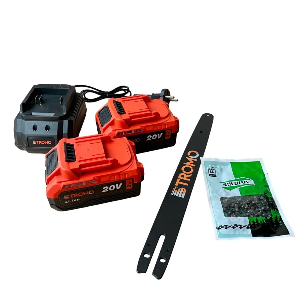 Ланцюгова пила акум. STROMO AAS-40 (2 акб та зп)