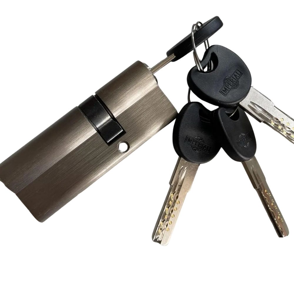 Циліндр IMPERIAL латунь 80 (30*50) нікель сатин