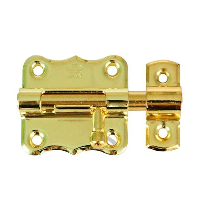 Засув для дверей AMIG мод.384 60х48 мм латунь