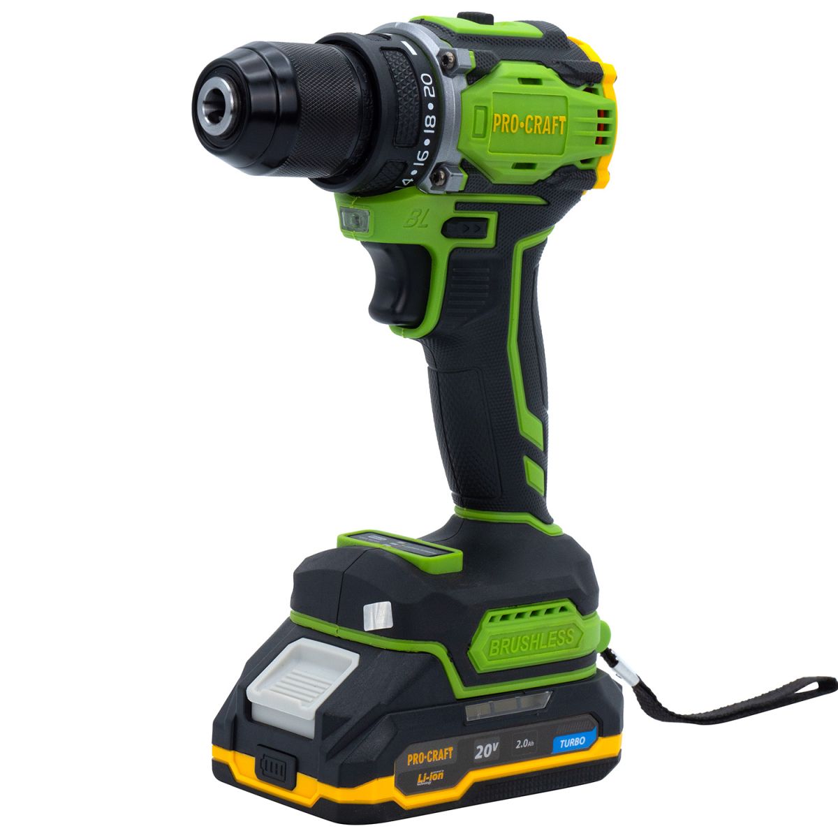 Шуруповерт Procraft PA18Pro (с 1 АКБ 2Ач)