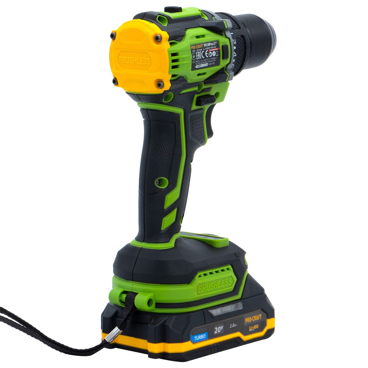 Шуруповерт Procraft PA18Pro (с 1 АКБ 2Ач)