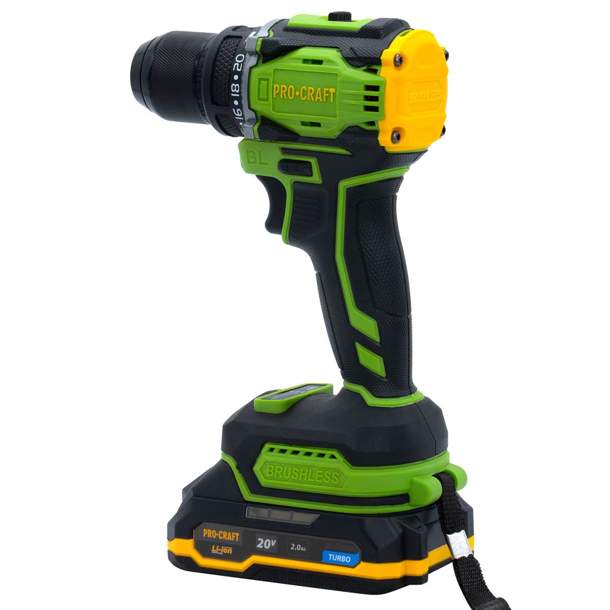 Шуруповерт Procraft PA18Pro (с 1 АКБ 2Ач)