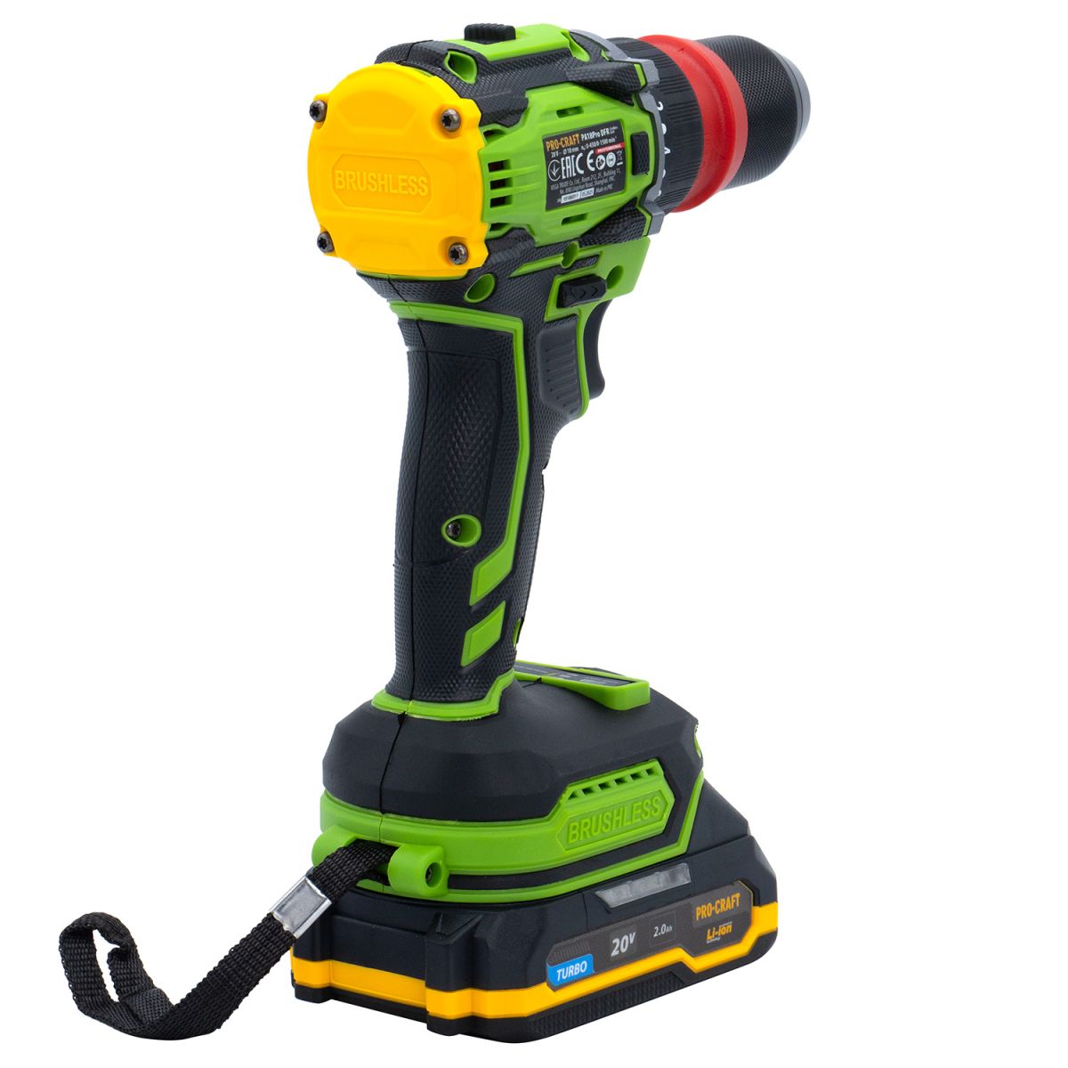 Шуруповерт Procraft PA18Pro DFR (з 1 АКБ 2Аг)