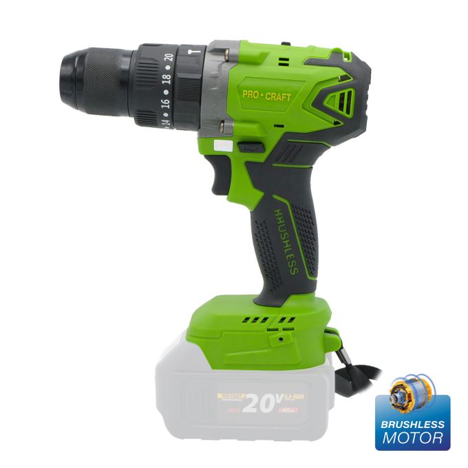 Шуруповерт Procraft PA18BL Universal Extra (без акб та зп)