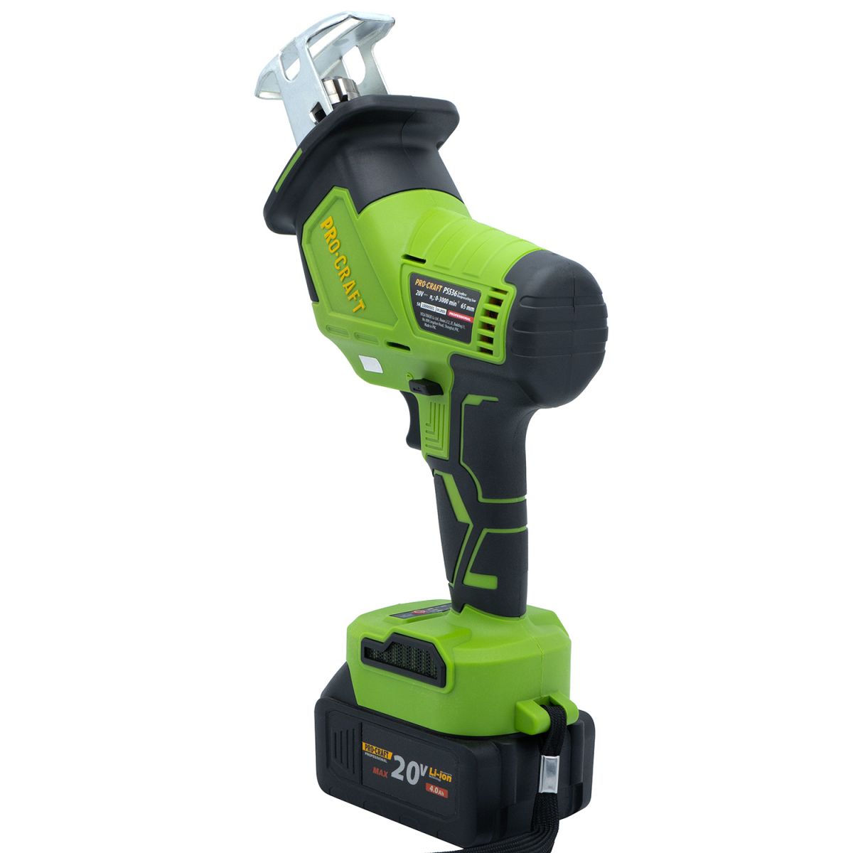 Акумуляторна шабельна пила Procraft PSS36 (без акб та зп)