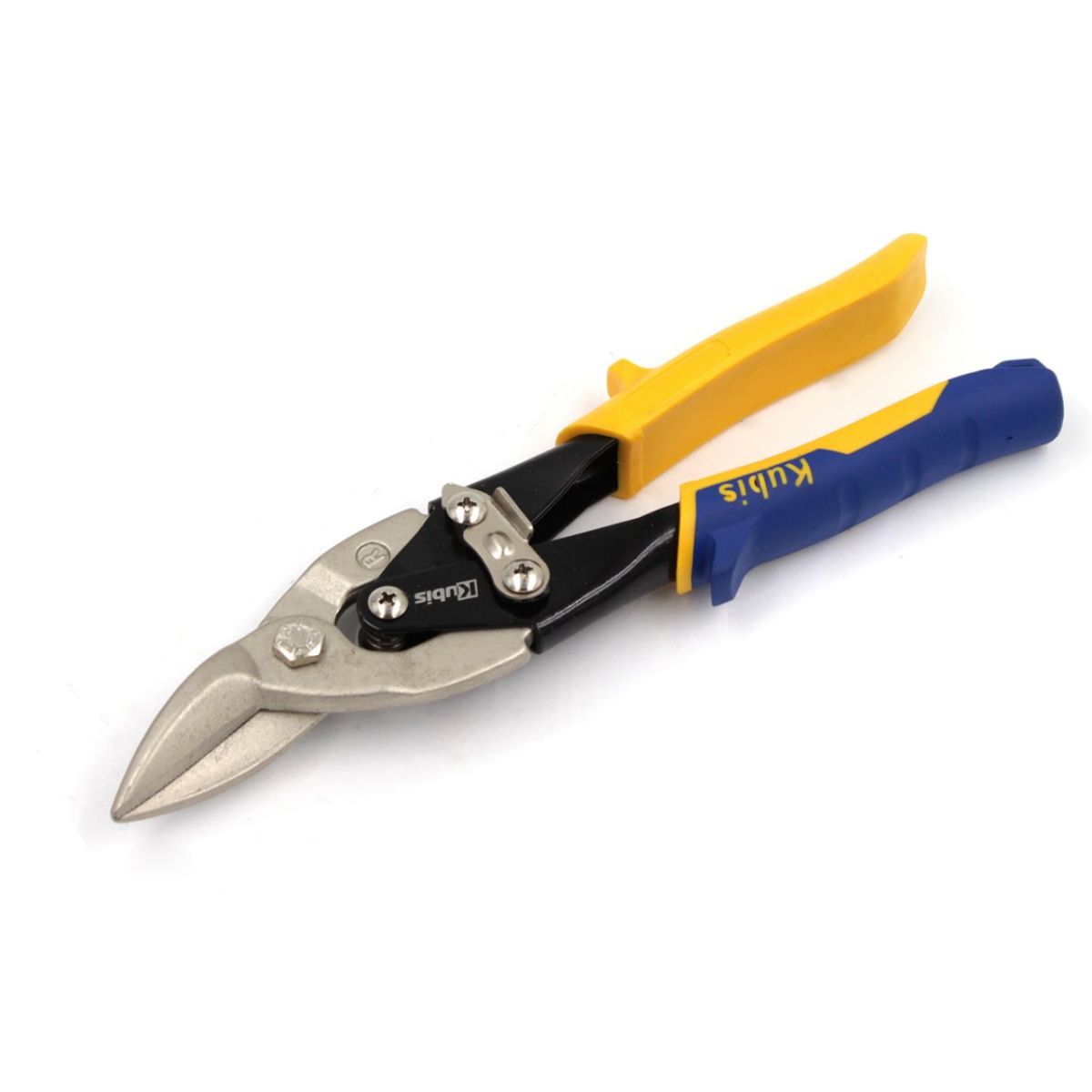 Ножиці по металу 250 мм CrMo, ліві, нікельовані, ТМ Kubis