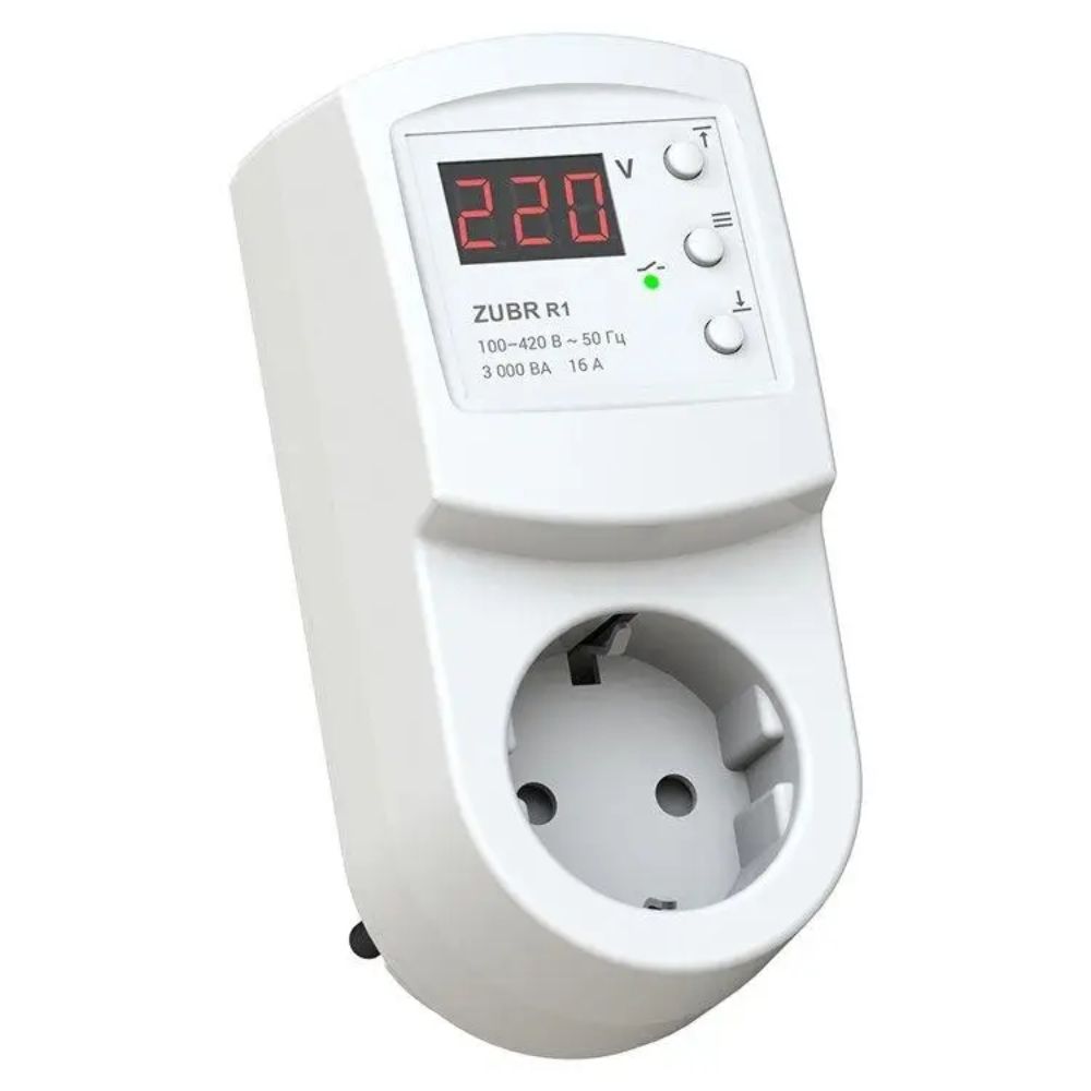 Реле напруги ZUBR r116y, 16А (термозахист)