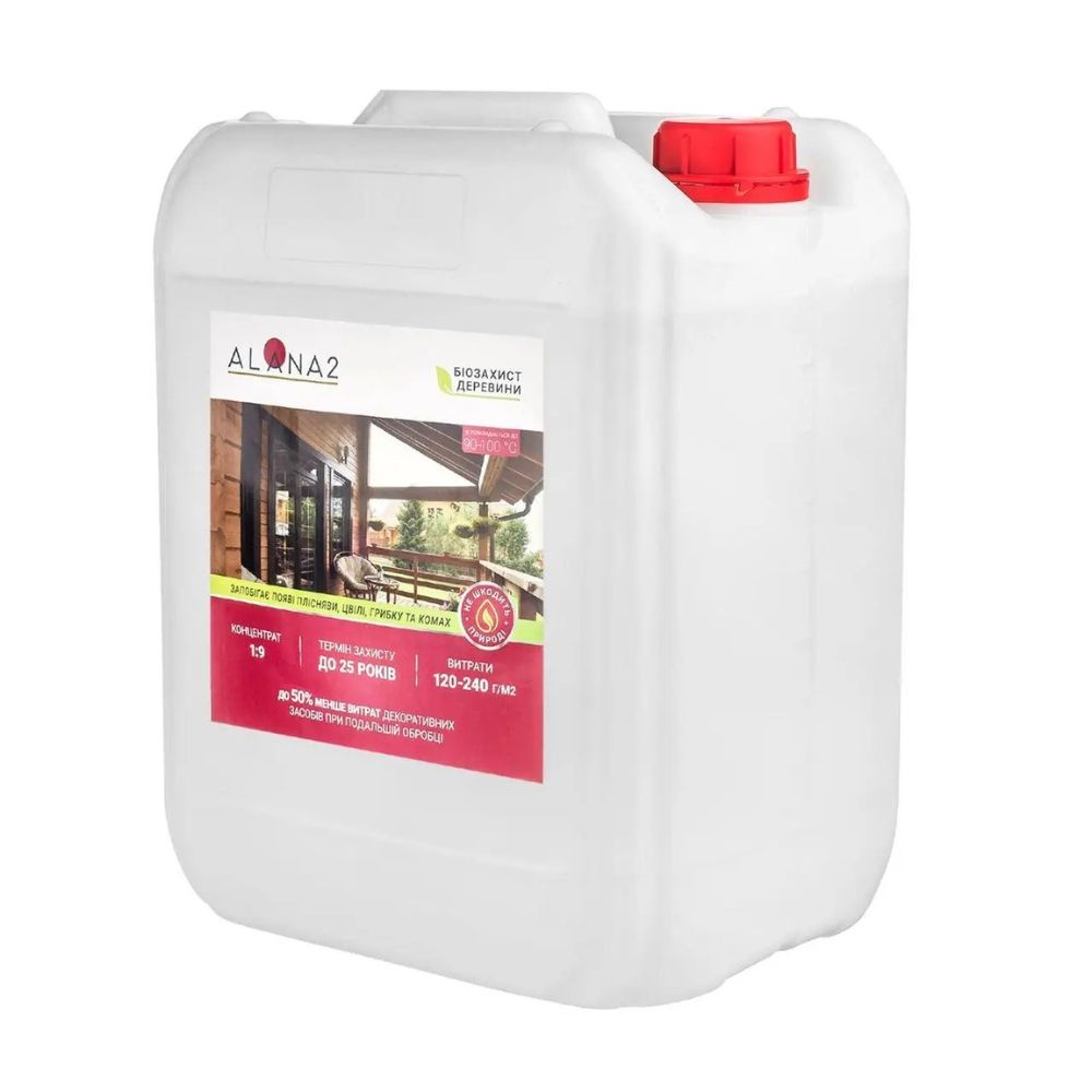 Средство биозащитное АЛАНА-2 концентрат 1:9 прозрачный 10кг