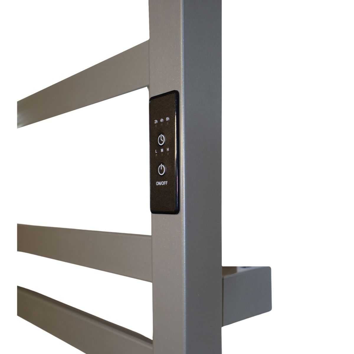 Полотенцесушитель электрический Carino RICARDO с контроллером Серый металлик 590*490