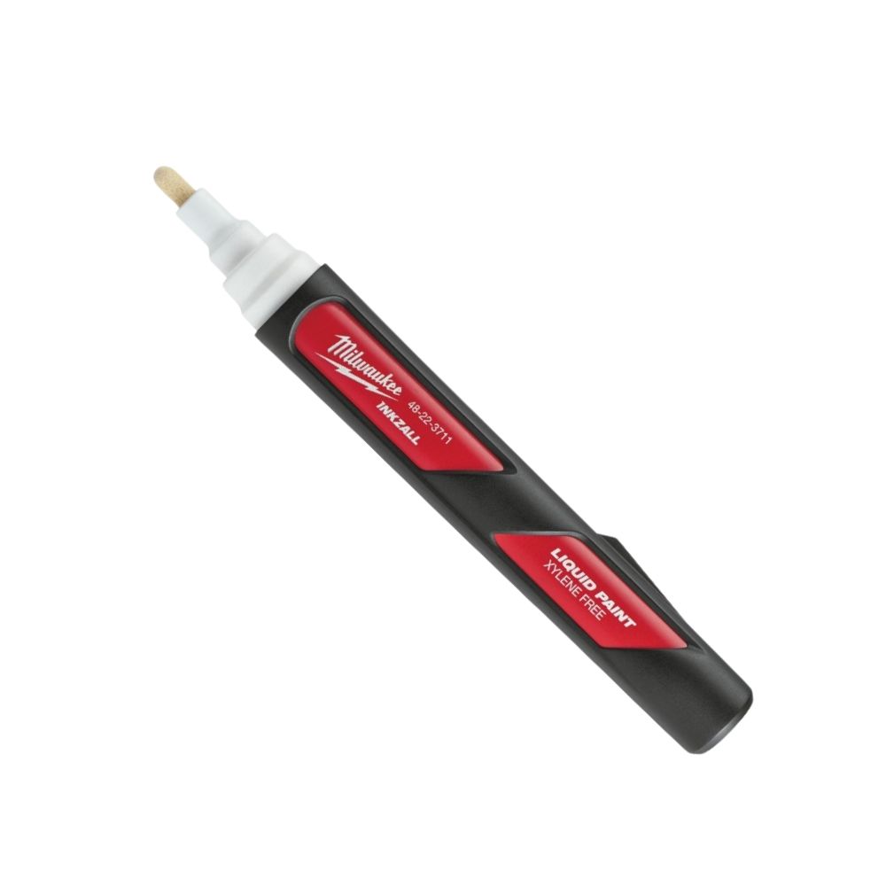 Маркер Milwaukee InkZAll на основе жидкой краски, белый