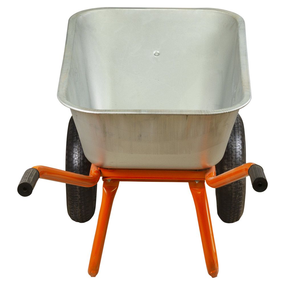 Тачка будівельна двоколісна 100л 320кг колесо 15" (з 4-х ЧАСТИН) FLORA (5056714)