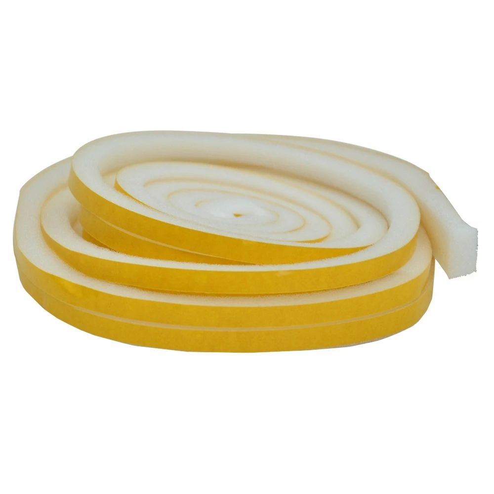 Ущільнювач поролоновий самоклеючий 8мм х 6м Україна