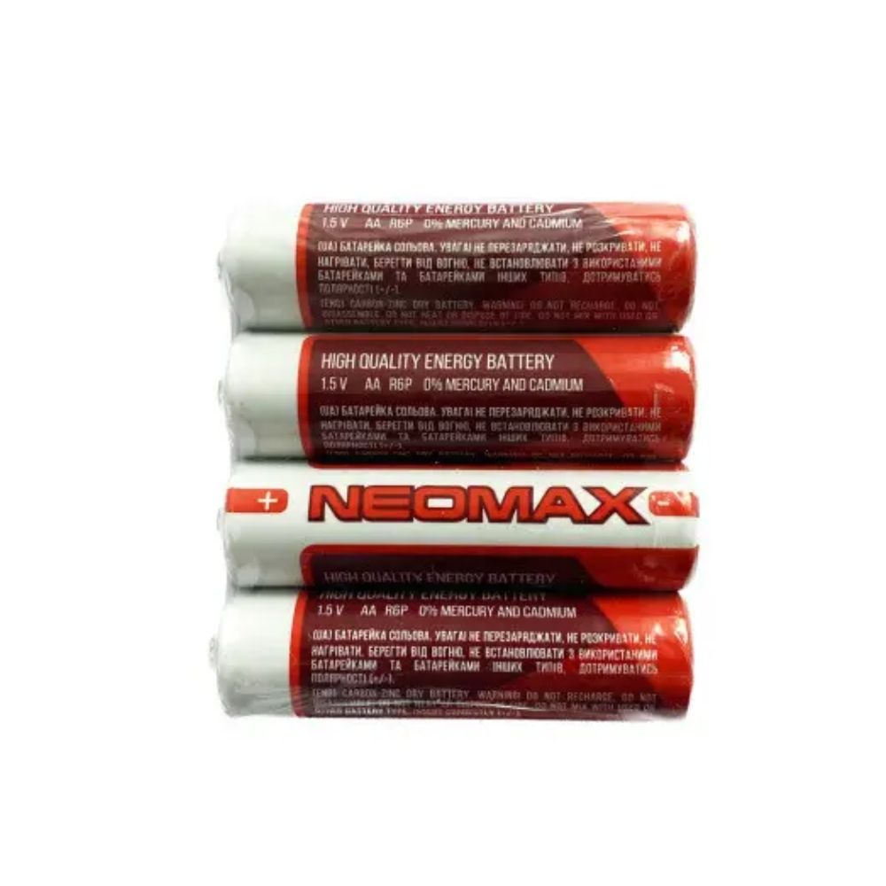 Батарейка NEOMAX R6P/AA сольова у блістері (4 шт/уп) NXBC2A-4B
