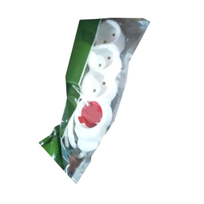 Подовжувач 4/3м білий (2x0.75 кв. мм) (Omax) NX700403S