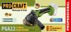 Аккумуляторная болгарка Procraft PGA22 (без акб и зп)