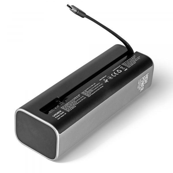 Повербанк 20000mAh VIDEX VPB-366 165W PD100W +Display