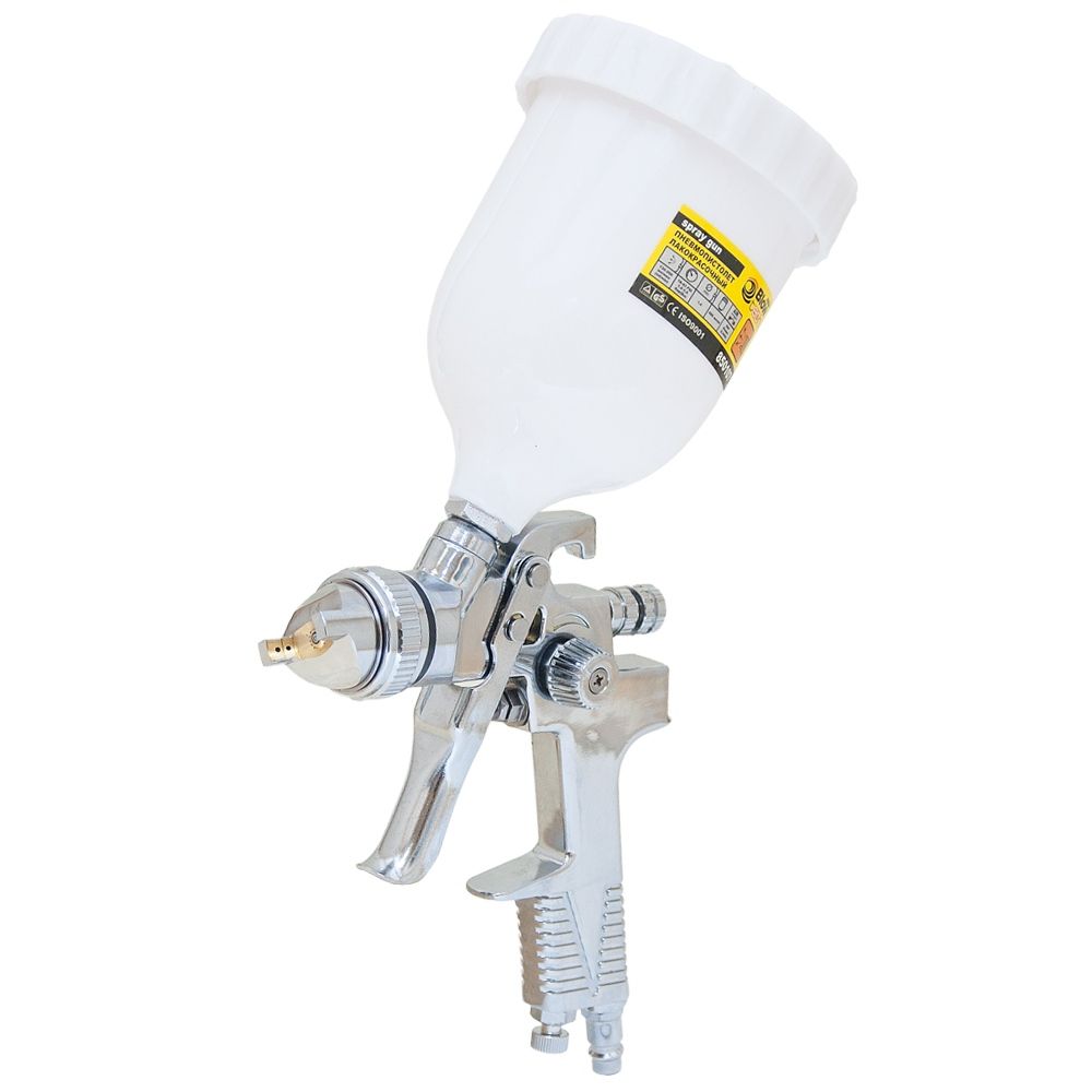 Фарборозпилювач HVLP Ø1.4мм 140-280л/хв 3бар в/б (пласт) хром SIGMA (6812051)