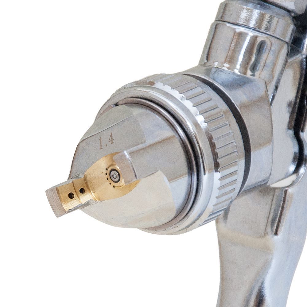 Фарборозпилювач HVLP Ø1.4мм 140-280л/хв 3бар в/б (пласт) хром SIGMA (6812051)