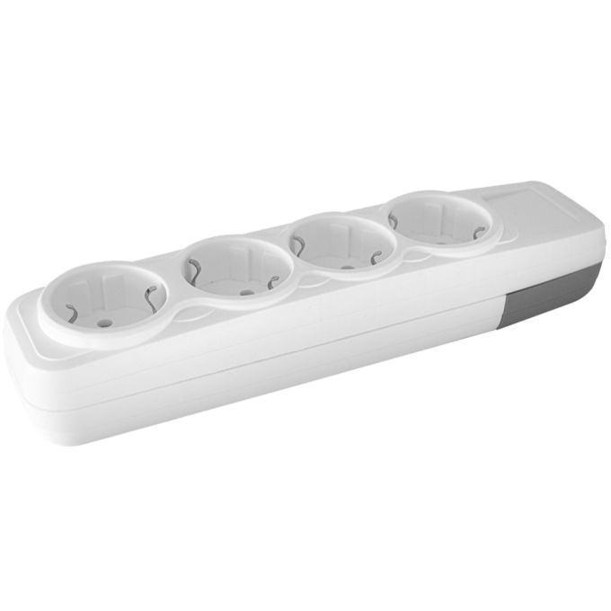 Колодка 4 гнезда, с з/к E.NEXT s042103