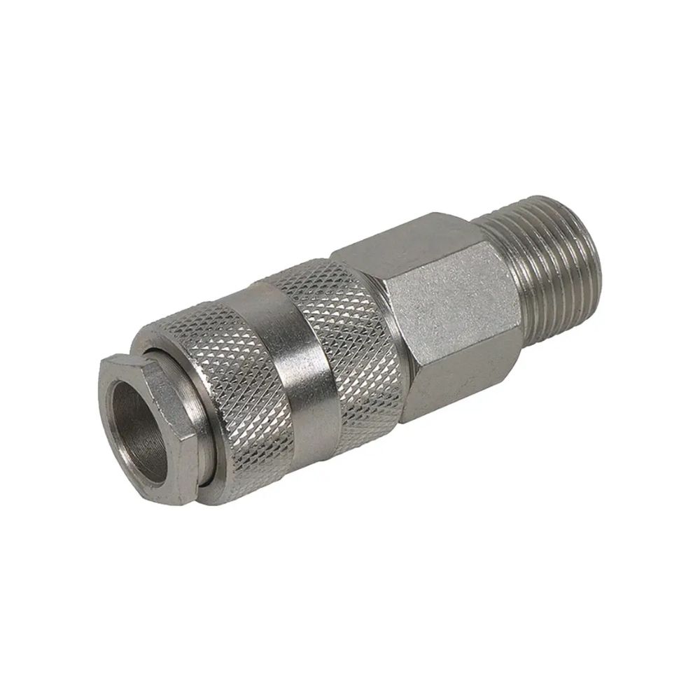 17-40010 Швидкороз'ємне з'єднання з клапаном під шланг 10мм, BlackStar