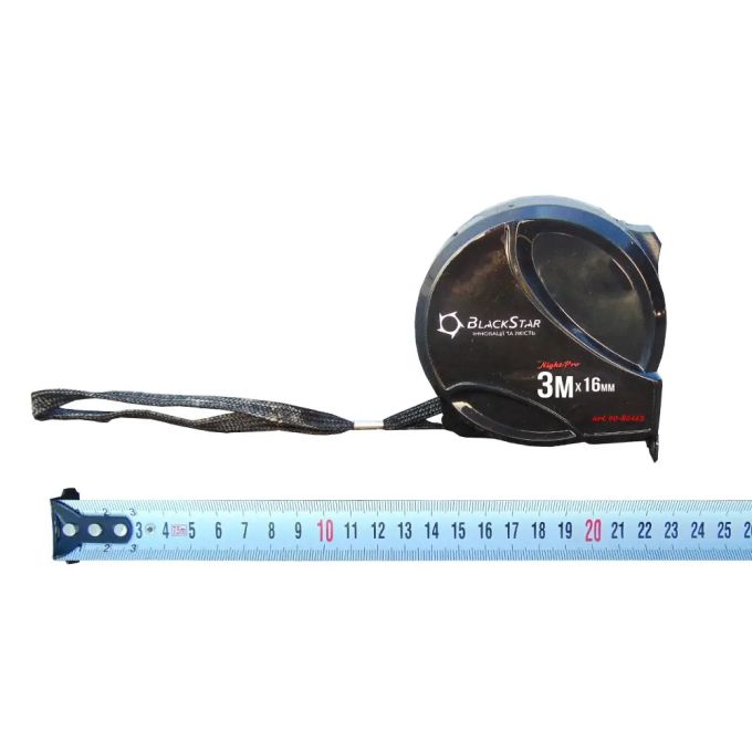 40-80257 Рулетка BlackStar Night-PRO 7,5m * 25mm