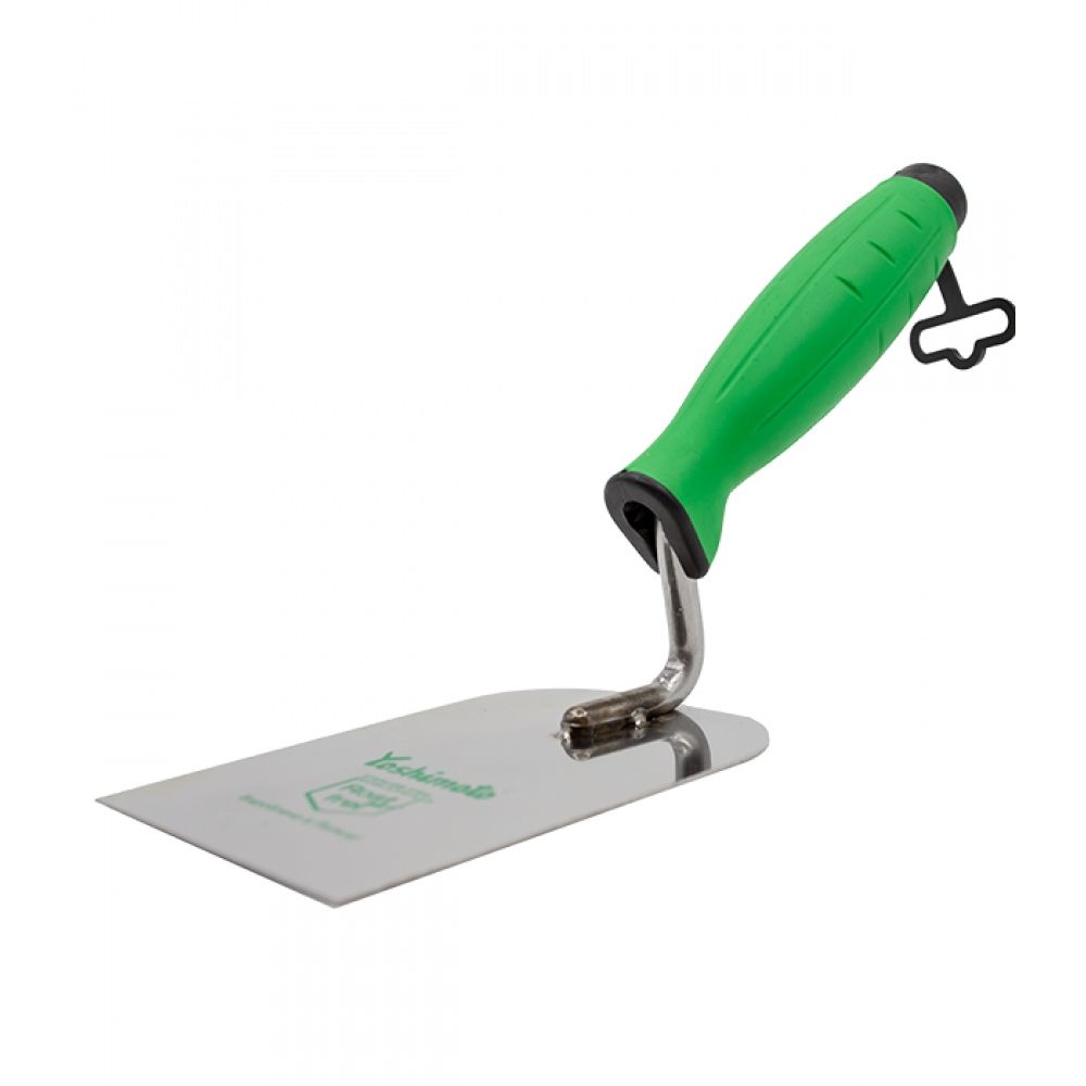 Кельма штукатурна, для зовнішніх кутів Yoshimoto, нержавіюча сталь, ручка 2К, 80х60х60мм