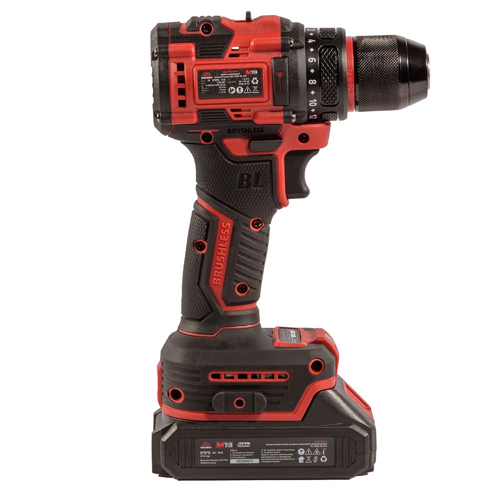 Дриль-шуруповерт акумуляторний Vitals Master AU 1832c BL Kit+