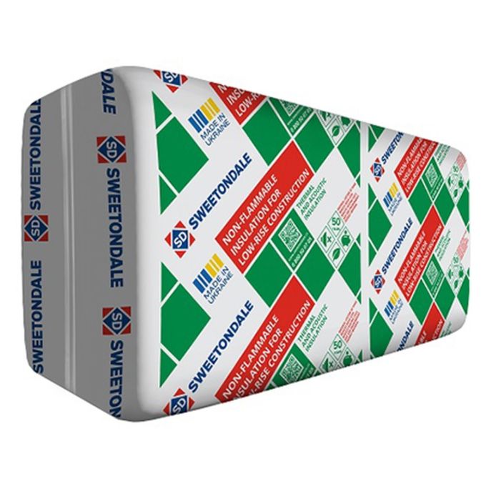 Базальтовий утеплювач Sweetondale Ultrawool light, 50 мм, 0.6*1.2м, 30 кг/м3, 5.76м2