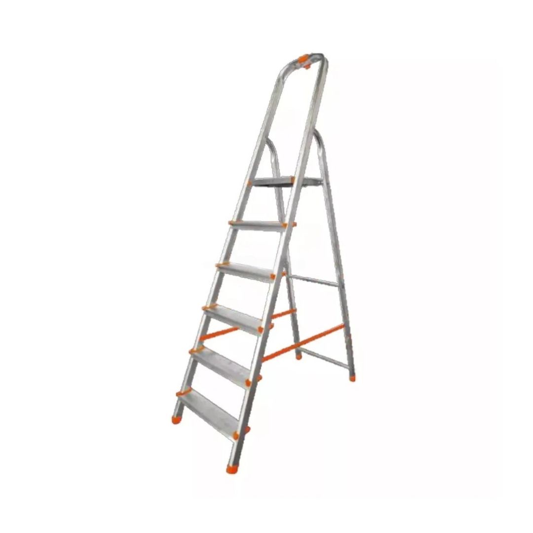 Стрем’янка алюмінієва вільностояча BUDFIX 04104 4 сход. Роб. висота 2,76 m,3,1 кг