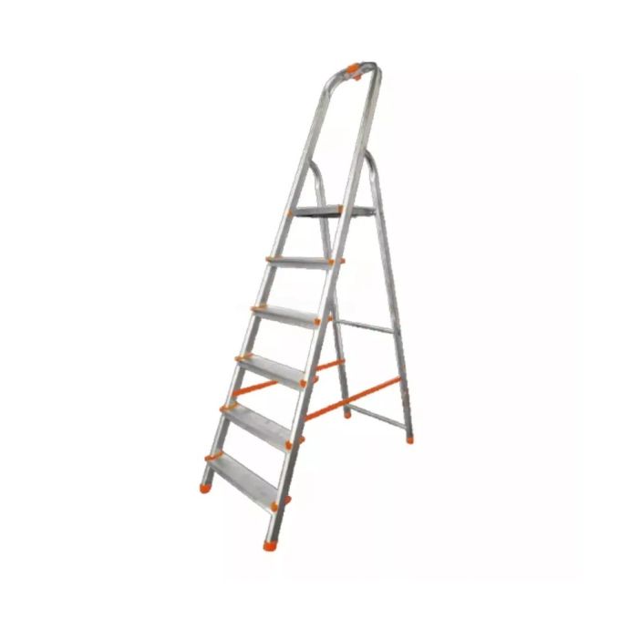 Стрем’янка алюмінієва вільностояча BUDFIX 04104 4 сход. Роб. висота 2,76 m,3,1 кг