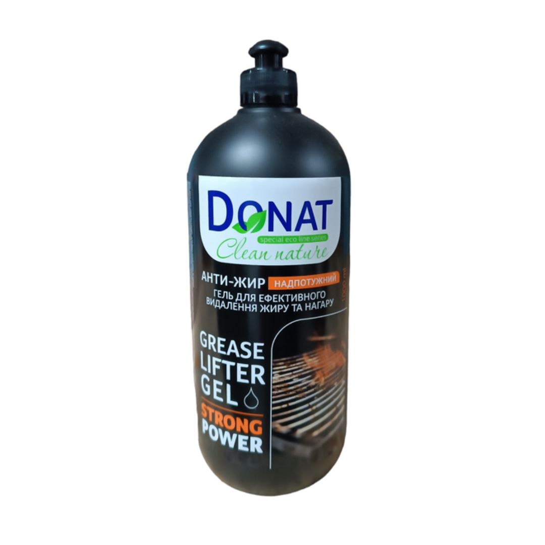 Засіб Антижир Гель від нагару кіптяви DONAT Сlean Nature 1000мл