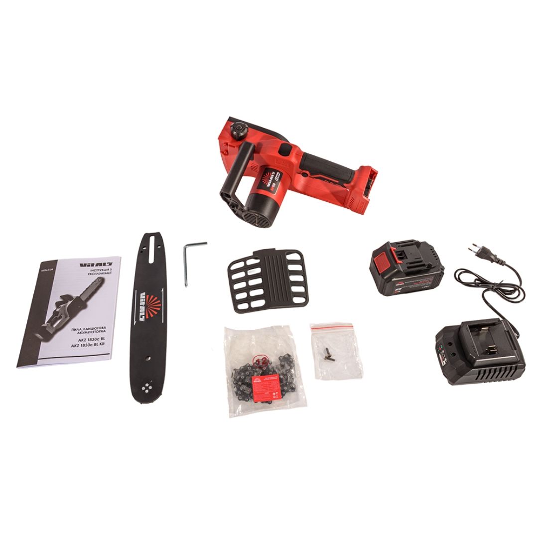 Пила цепная аккумуляторная Vitals AKZ 1830c BL Kit Vitals AKZ 1830c BL Kit