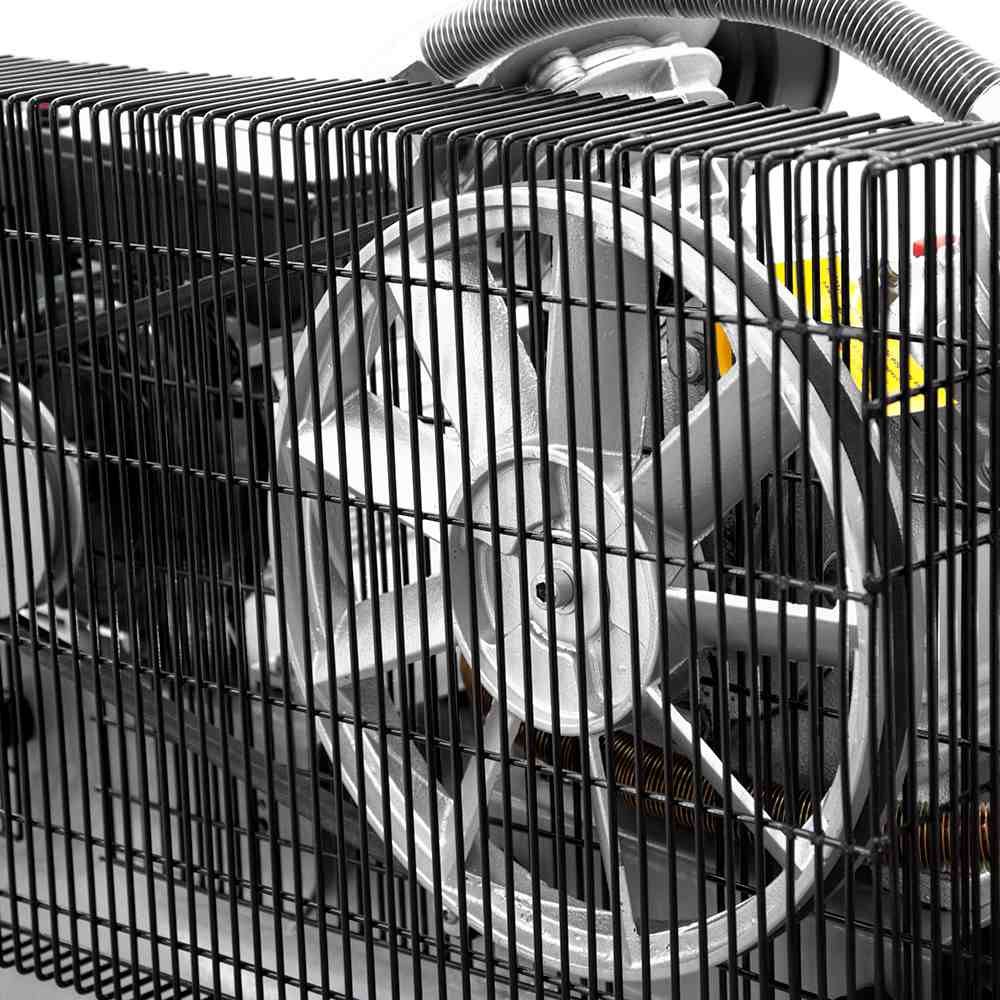 Компресор двоциліндровий пасовий (V) 2.5кВт 396л/хв 10бар 100л (2 крана) SIGMA (7044151)