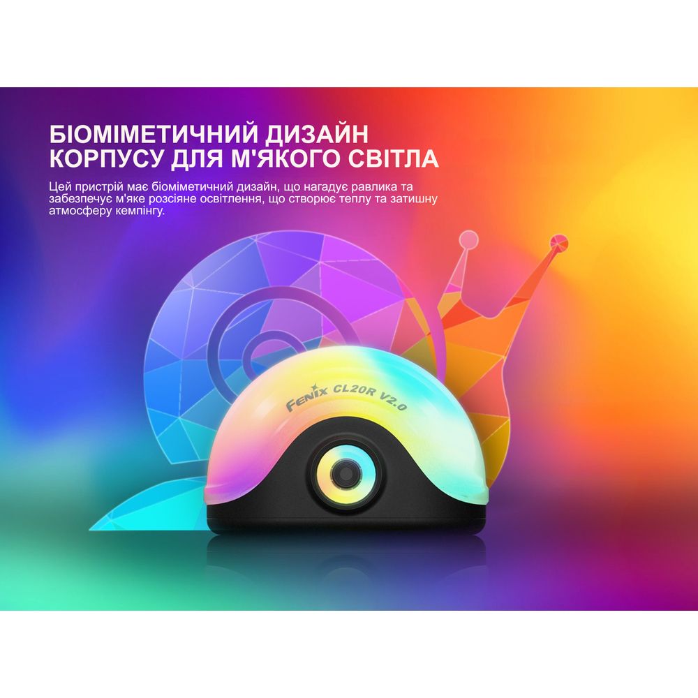 Ліхтар кемпінговий Fenix CL20R V.2.0, зелений