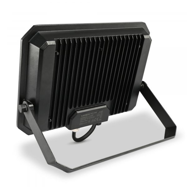 LED прожектор VIDEX F3 100W 5000K 220V Чорний (VLE-F3-1005B)