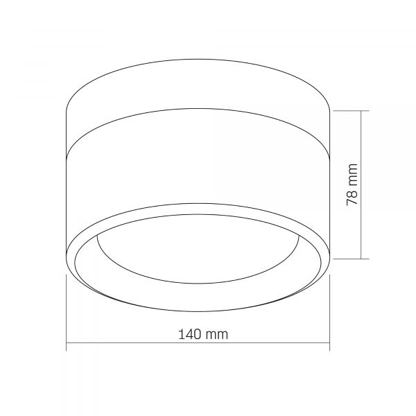 LED світильник IP65 круглий VIDEX BHD01 9W 2400-3200-4300K Black